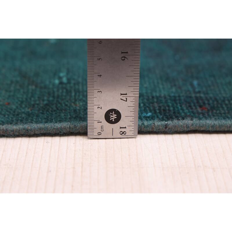 ECARPETGALLERY Hand-knotted Color Transition Green Wool Rug - 3'7 x 5'7