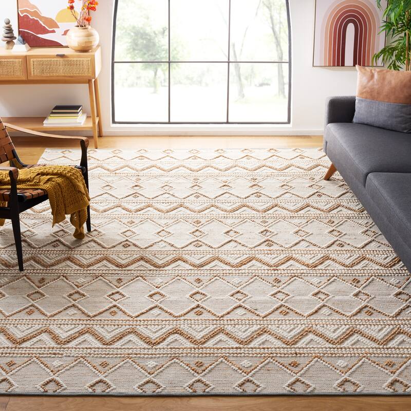 SAFAVIEH Handmade Natura Erzsi Geometric Jute Rug