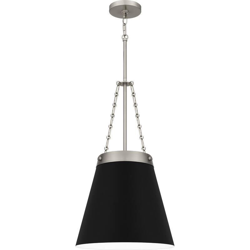 Alwyn 1-Light Brushed Nickel Pendant Light