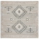 preview thumbnail 14 of 70, SAFAVIEH Flatweave Kilim Manorama Jute Rug 7' Square - Blue/Black - Square