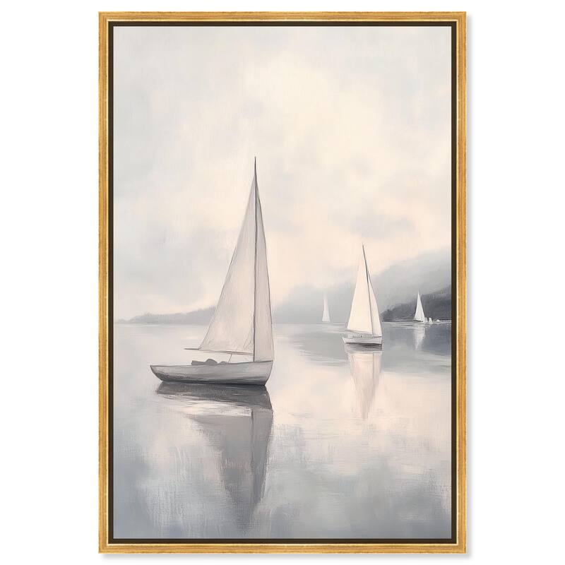 Dreaming of Sails Canvas by Art Remedy - Gold - 20" x 30"