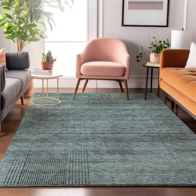 Premium Washable Super Soft Solid Hatches Mayfield Rug