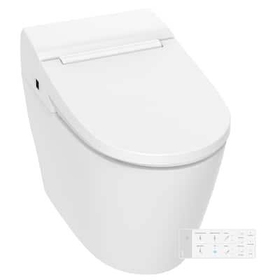 VOVO STYLEMENT Tankless UV LED Sterilization Smart Toilet in White - N/A