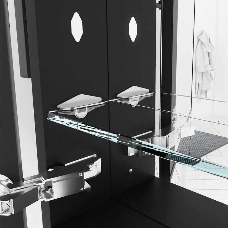 Rectangular Aluminum Medicine Cabinet with Mirror
