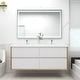 preview thumbnail 1 of 39, Selina 60" Wall Mounted Vanity with Double Sink