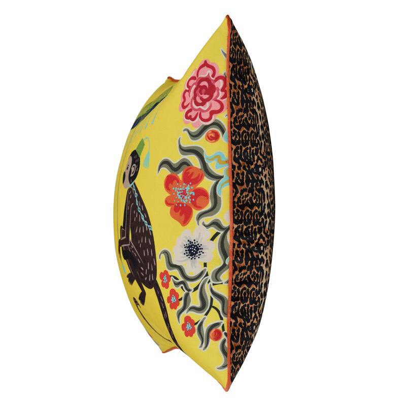 StyleCraft Maharaja Monkey Right Side Throw Pillow