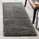 preview thumbnail 92 of 187, SAFAVIEH California Premium Shag Izat 2-inch Thick Area Rug 4' Square - Green - Square