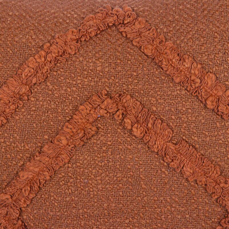 Novica Handmade Copper Diamonds Cotton Cushion Covers (Pair)