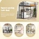 preview thumbnail 11 of 10, Costway Twin Size Loft Bed Heavy Duty Metal Loft Bed Frame with Safety