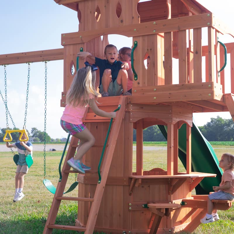 Backyard Discovery Woodland All Cedar Swingset