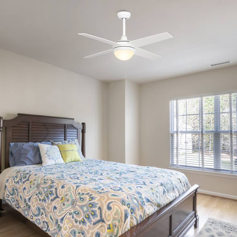 CARRO Norfolk 48" Indoor Smart Ceiling Fan with LED Light and Wall Control
