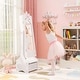 preview thumbnail 10 of 17, Costway Kids Vanity Set Princess Makeup Dressing Table and Chair Set - See Details