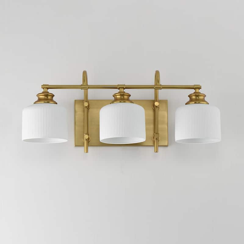 Maxim 21493WT Bisque 3 Light 24" Wide Vanity Light