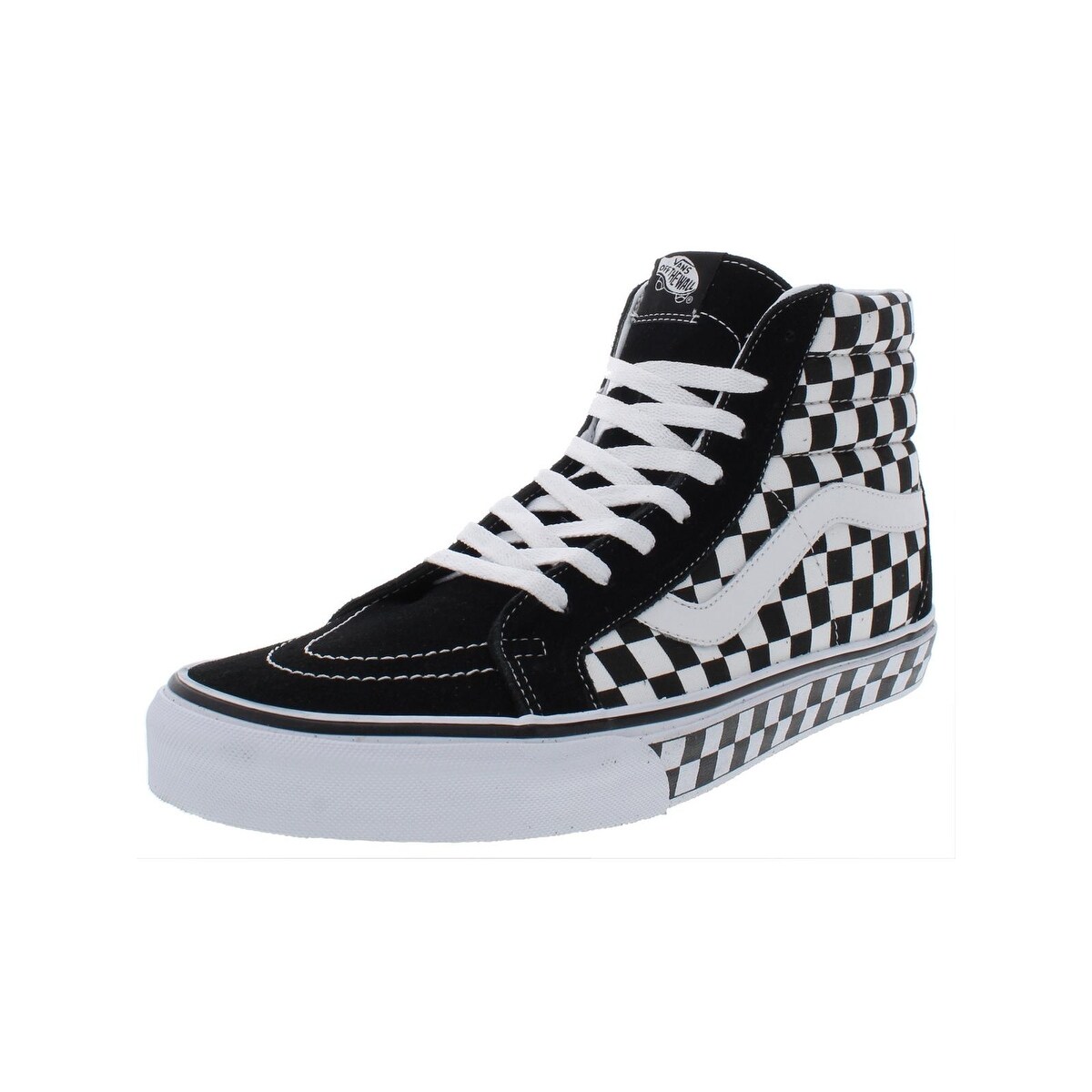 checkered vans laces