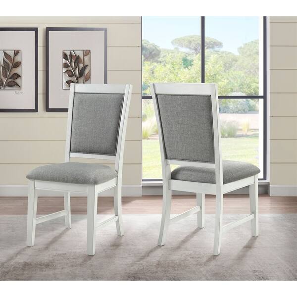 Whitehaven Solid Wood Linen Dining Room Chairs (Set of 2) Bed Bath