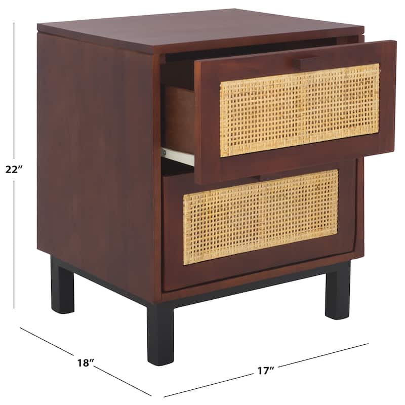 SAFAVIEH Mikala Coastal 2-Drawer Nightstand