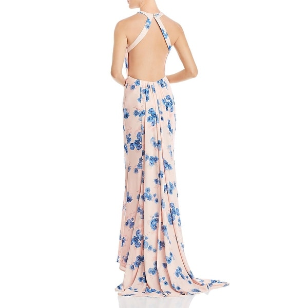 Jarlo All Over Printed Maxi Dress With Train In Floral 2024 www.gemologytidbits