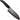 Kyocera Advanced Ceramic Revolution Series 5-1/2-inch Santoku Knife, Black Blade