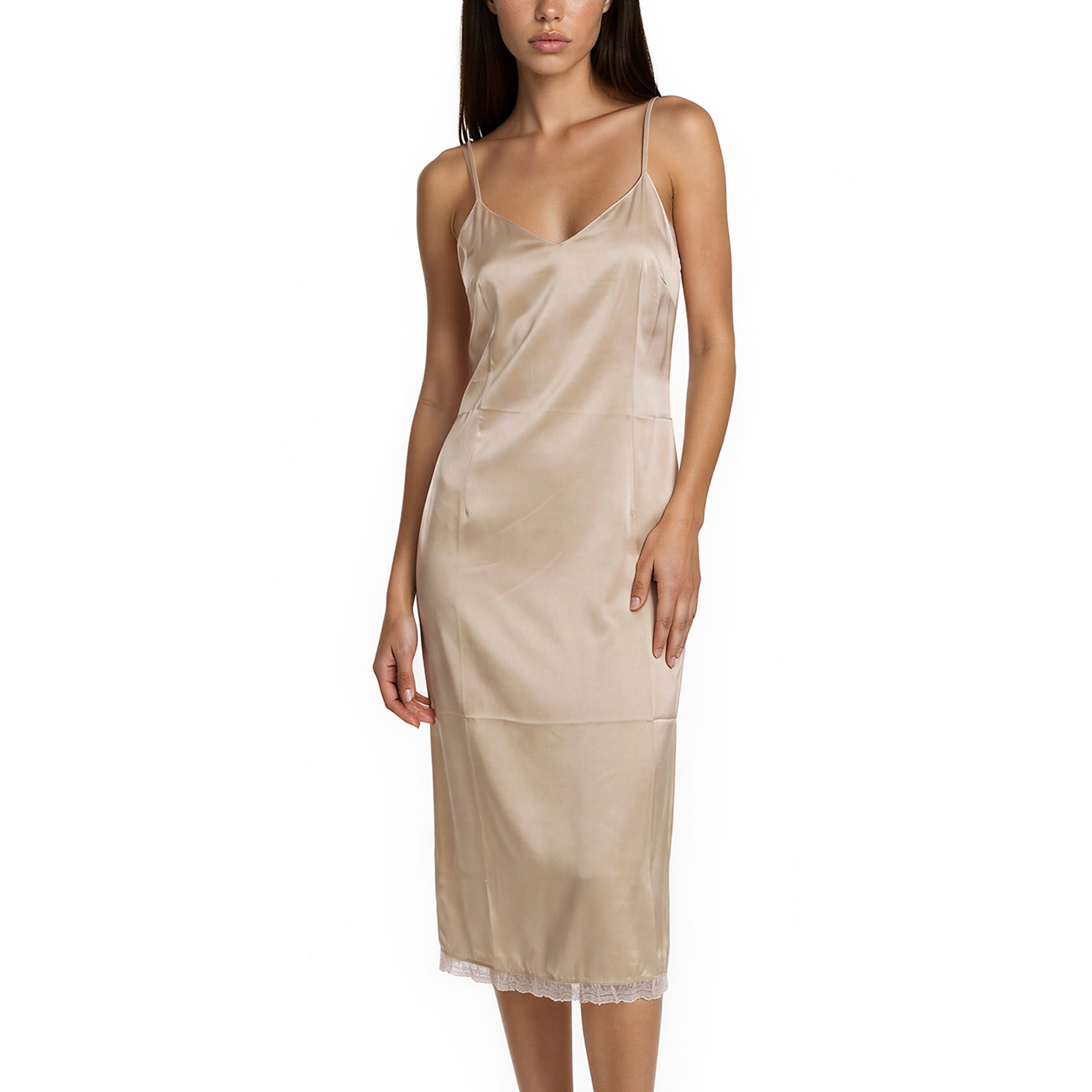 Prada Satin Midi Dress