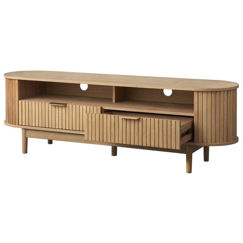 Lifestorey Kendrick Fluted TV Console