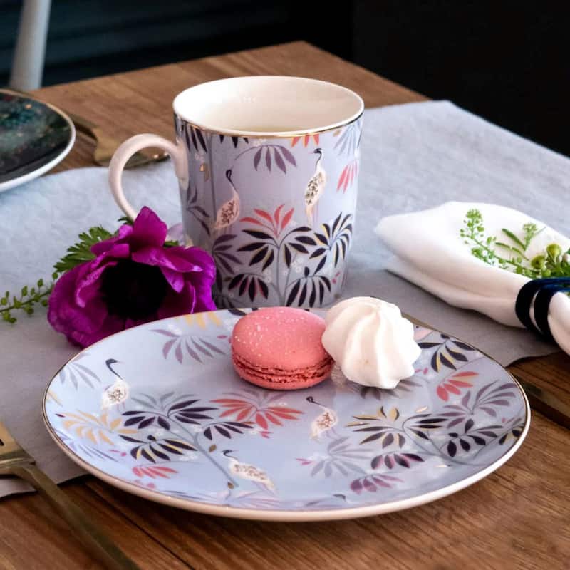 Sara Miller India Cake Plates, Set of 4 - 8 Inch