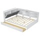 preview thumbnail 19 of 32, L-Shaped Platform Bed with Storage Headboard with Left Shelf and 2 Drawer