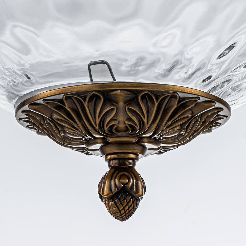 Industrial 1 - Light 11.8" W Retro French Globe Glass Pendant For Kitchen Island