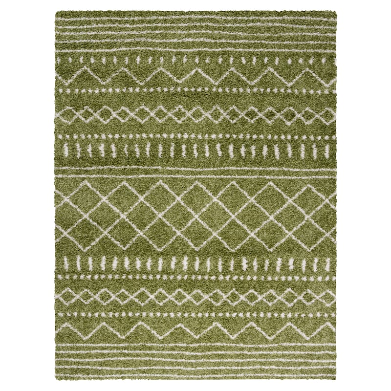 SAFAVIEH Arizona Shag Lotta Moroccan 1.2-inch Thick Rug