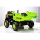 preview thumbnail 4 of 27, 24V Ride-On Dump Truck , Automatic Trailer, Bluetooth, and Music - Electric Construction Vehicle Toy,Halloween gift