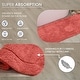 preview thumbnail 21 of 189, Home Weavers Waterford Collection Cotton Toilet Lid Rug | Elastic Fit | Fit Most Standard Toilet Lid | 18"x18"