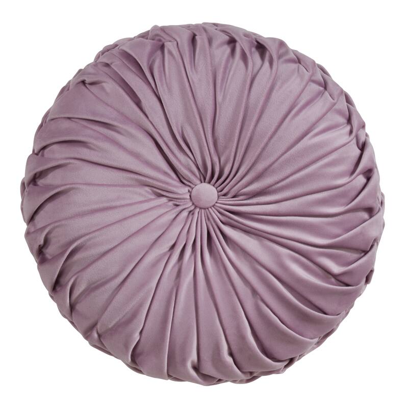 Velvet Pintuck Throw Pillow - Lavender