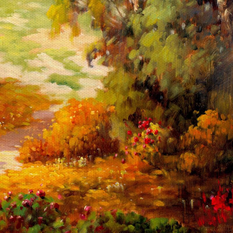 Autumn Path by Marino Canvas Art Print