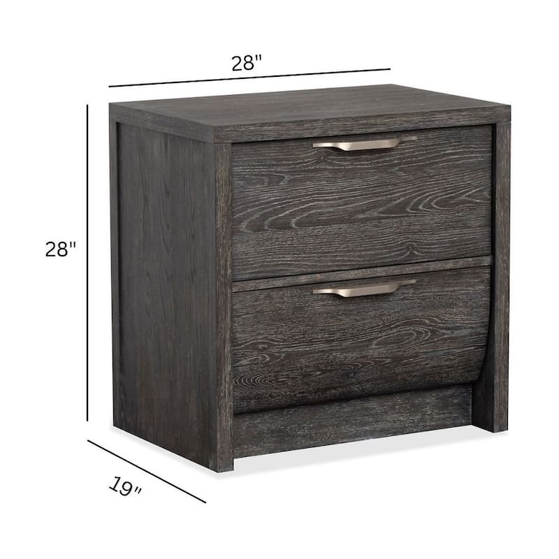 Magnussen Home Kinsley Black Heron Drawer Nightstand