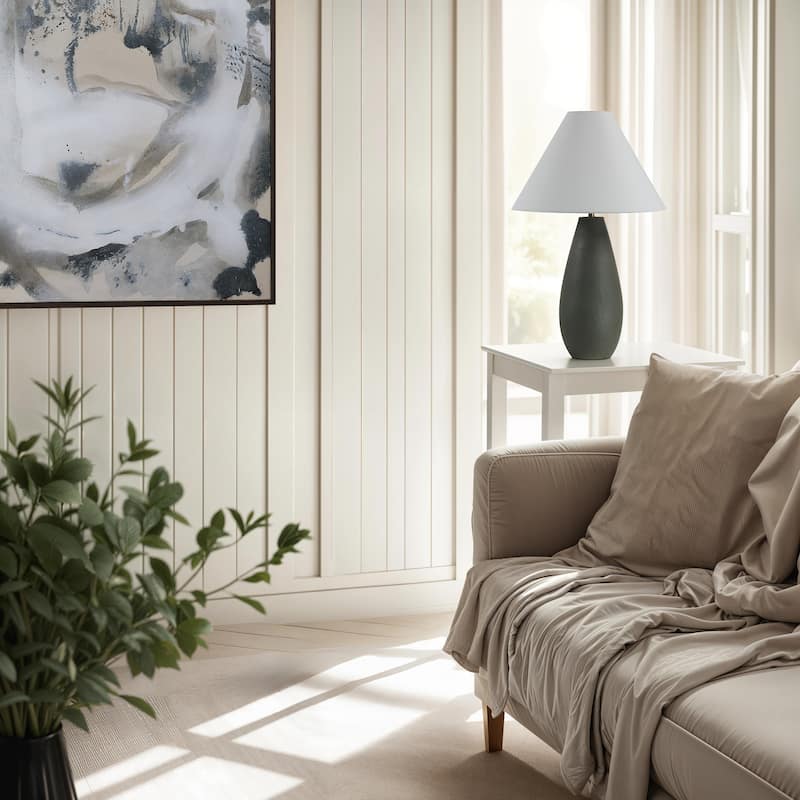 Renwil Olso 28.75" Height Table Lamps, Dark Olive