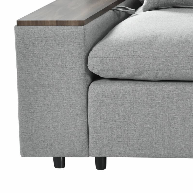 Modular Sectional Sofa with Removable Back Cushions