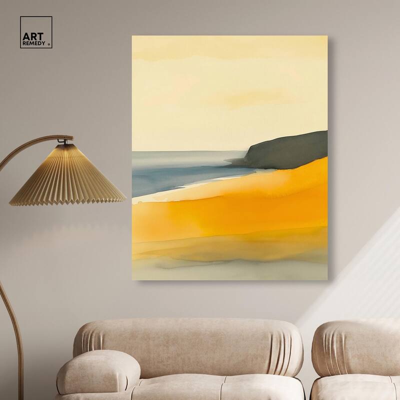 Glistening Beach Dreams II Canvas by Art Remedy, Gallery Wrapped