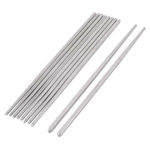 Picnic Stainless SteelChopsticks 5 Pairs - 8.8" x 0.2"(L*Max.W)