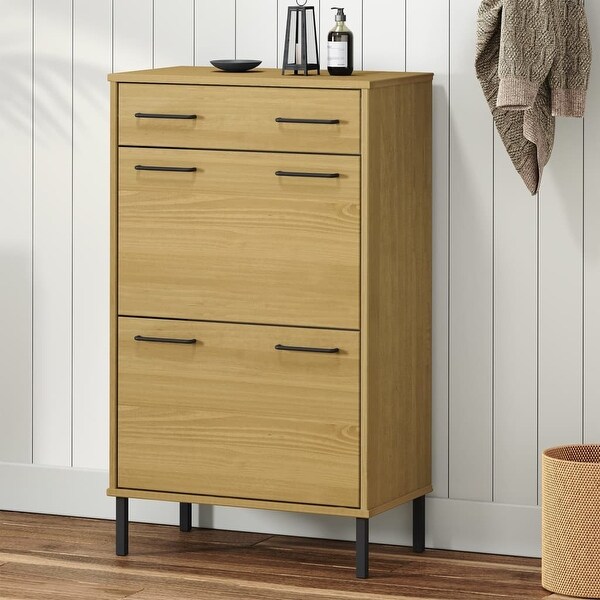 Pine shoe cabinet discount