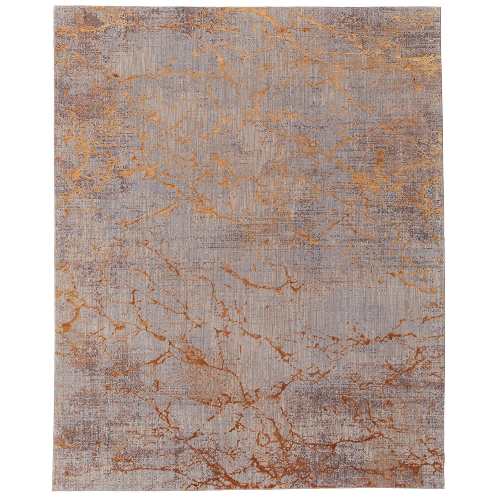 Grand Bazaar Breigh Machine Made Abstract Modern Area Rug