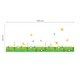 preview thumbnail 3 of 2, Walplus Wall Sticker Decal Little Chick Grass Children Kids Room Decor