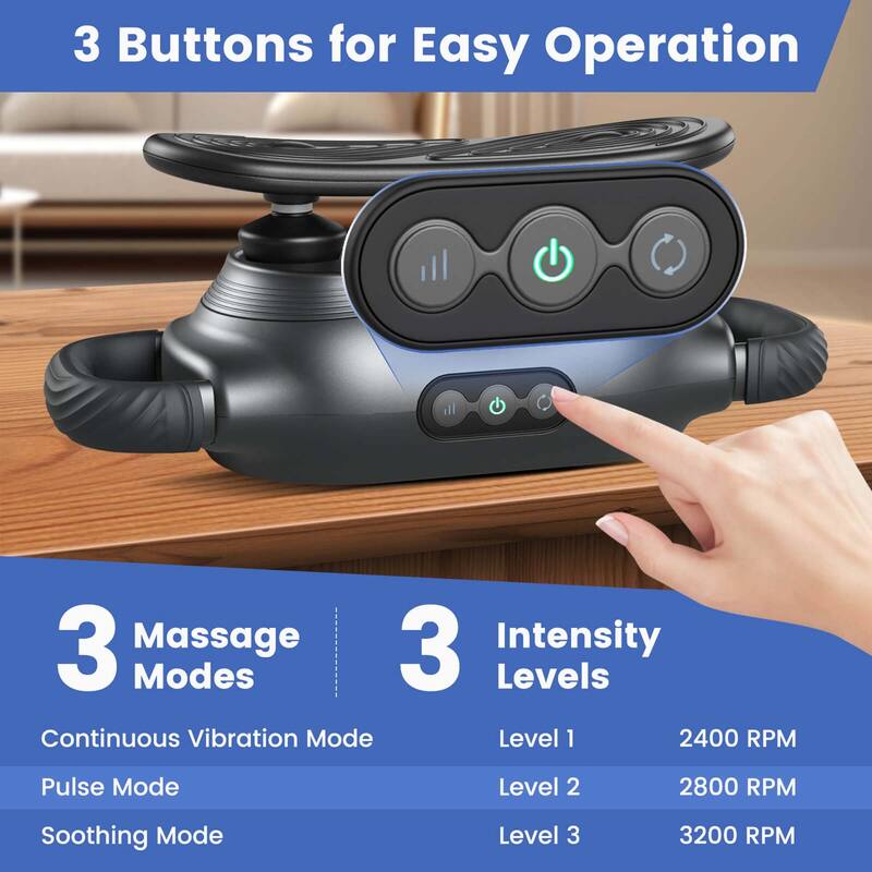 Costway Massage Gun Deep Tissue Multipurpose Electric Massager with 3 - See Details