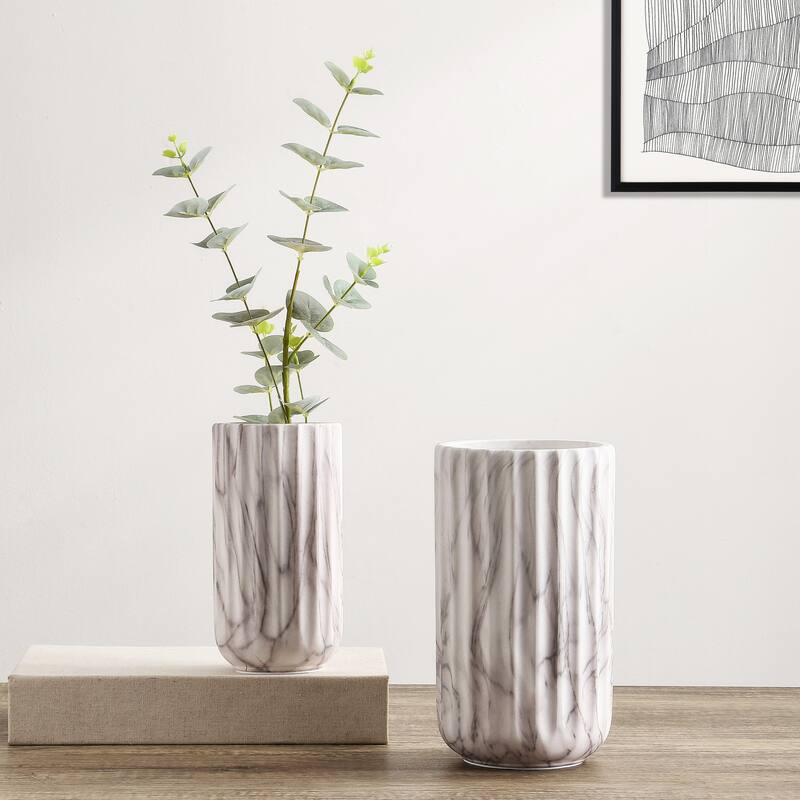 SAFAVIEH Silene Decorative Vase (Set of 2) - 5Wx5Dx9H