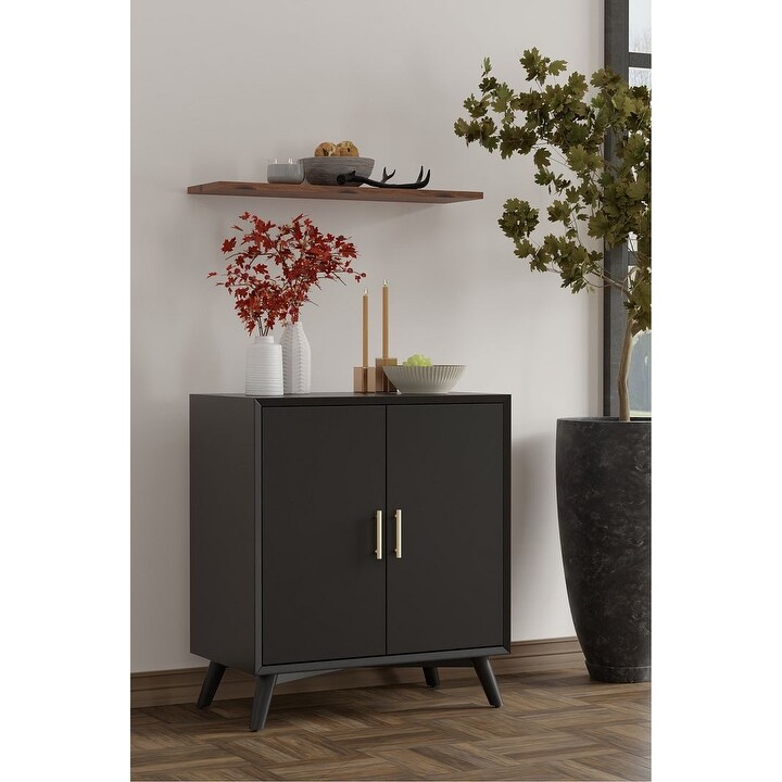 Black bar on sale cabinet modern