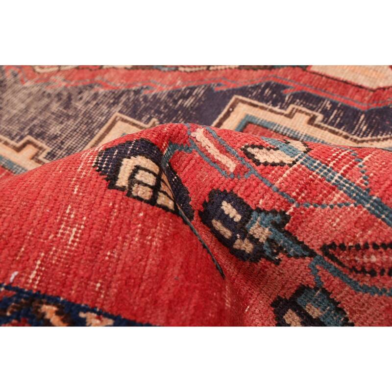 ECARPETGALLERY Hand-knotted Melis Red Wool Rug - 5'1 x 6'9