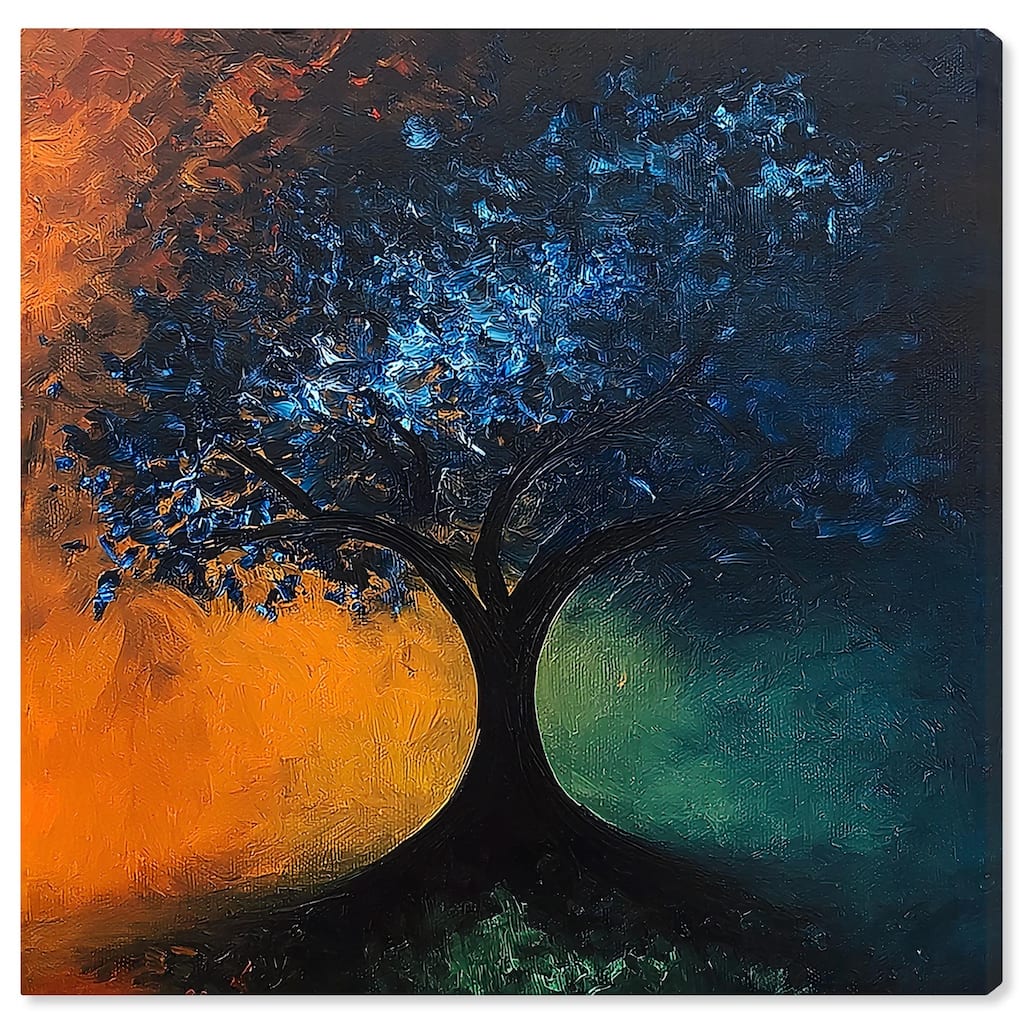 Tree of Opposites II Canvas by Art Remedy, Gallery Wrapped