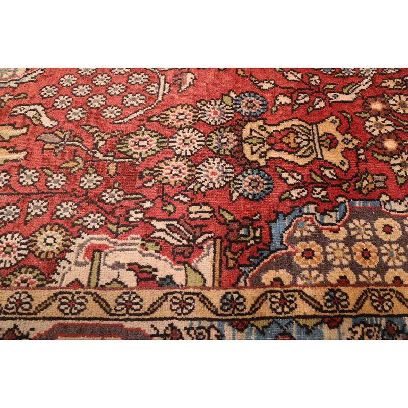 ECARPETGALLERY Hand-knotted Kayseri Vintage Dark Copper Wool Rug - 5'5 x 9'9