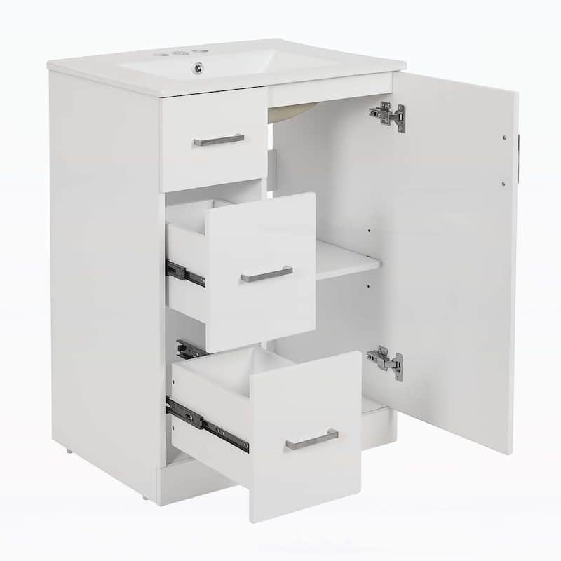 24" Modern Bathroom Vanity with Sink
