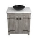 preview thumbnail 48 of 52, Verona 30" Freestanding Single Bathroom Vanity Set No Faucet Hole - Driftwood/Abyss