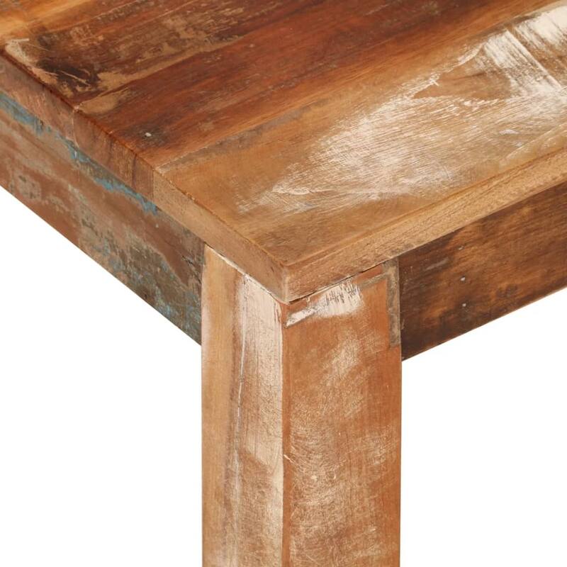 vidaXL Coffee Table Side End Table Living Room Accent Sofa Table Solid Wood