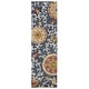 preview thumbnail 30 of 85, SAFAVIEH Handmade Blossom Nelia Modern Floral Wool Rug 2'3" x 10' Runner - Navy/Multi